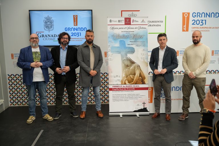 Rueda de Prensa de presentación del concierto "Stabat Mater" del Coro de Cámara de Granada en la Capilla Real